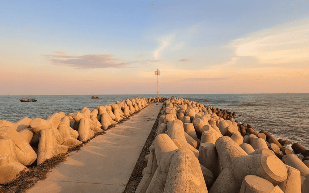 Loc An Beach's emerald waters